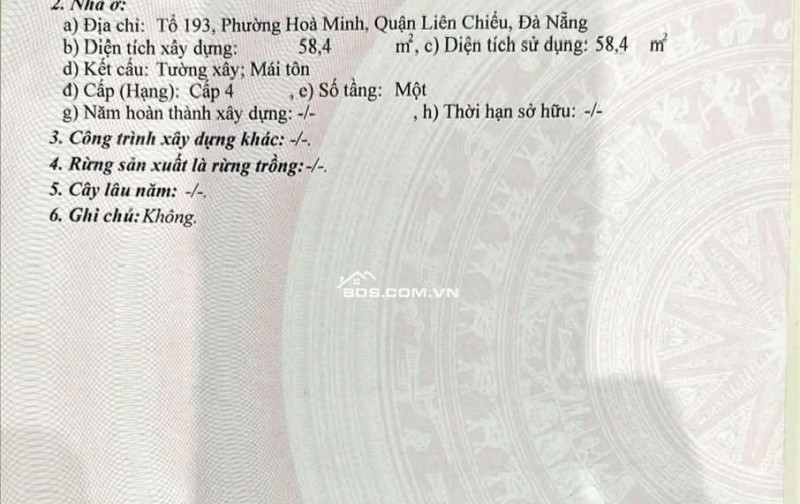 Chủ cần bán nhà kiệt Ô TÔ K66 Trần Đình Tri